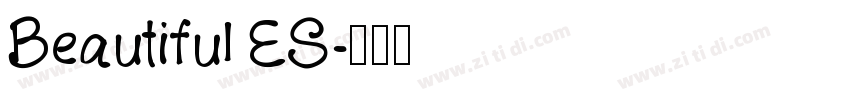 Beautiful ES字体转换